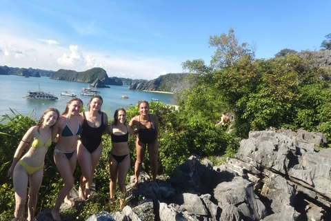 Hanoi/Cat Ba: Lan Ha Bay tour & transfer to Ninh Binh 1 day Pick up and drop off Hanoi