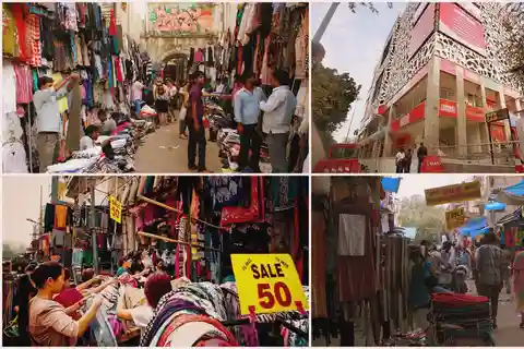 Delhi: Private Guided Shopping Tour in A/C car with transfer