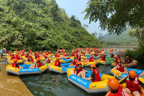 Da Nang: Hoa Phu Thanh Rafting BiljettKombinerad entrébiljett + forsränning + zipline + skyttelbuss