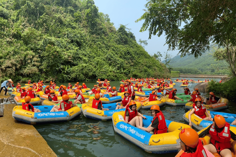 Da Nang: Hoa Phu Thanh Rafting BiljettKombinerad entrébiljett + forsränning + zipline + skyttelbuss