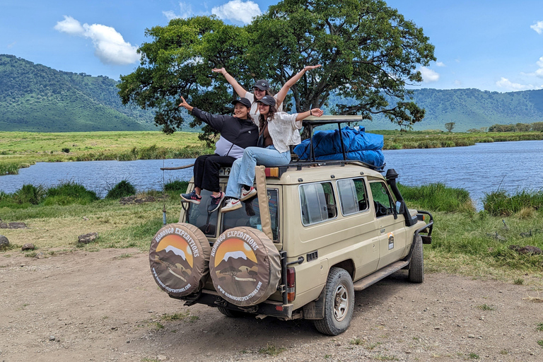 Ngorongoro Crater from Zanzibar