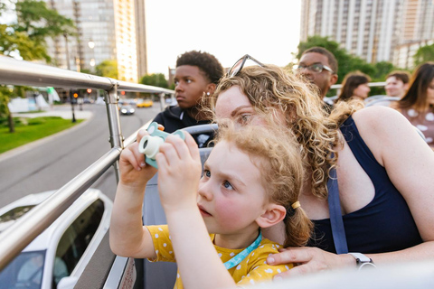 Chicago: Sunset Tour by Open-top Bus with Live Guide Panoramic Sunset Tour