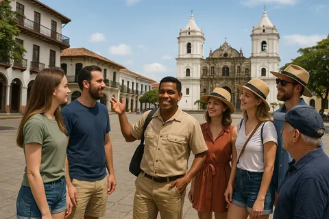 Tour storico a piedi di Panama con brindisi finale