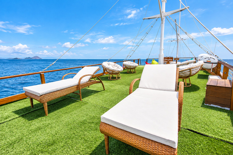 3D Komodo Sailing & Land Tour 12 Stops Single Bed & Hotel 3-Day Shared Cabin, Single Bed No Land Tour No Park Fee