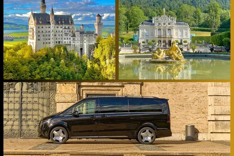 Neuschwanstein tour from Munich luxury van 6 persons with private driver