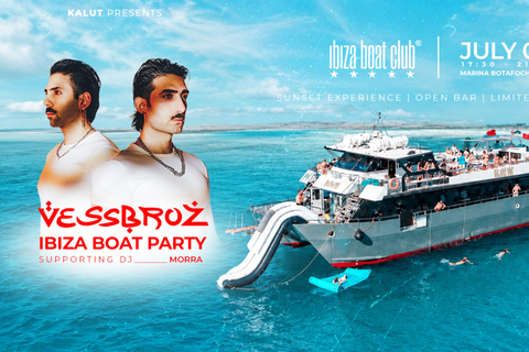 Ibiza Sunset Boat Party | Open Bar, Swim Stop & DJ Set