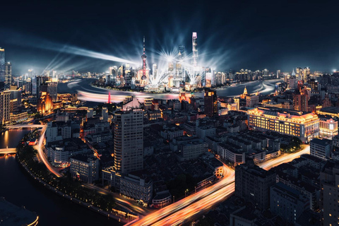 Shanghai Sunset Walk: Historic Bund to Cyberpunk Skyline Private VIP Tour (English & French)