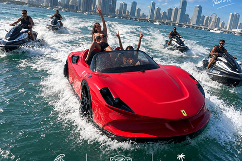 Miami: Biscayne Bay Jet Ski Experience with Free Boat Ride