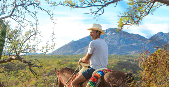 Los Cabos: Horseback Riding in Canyon a Mexican Experience