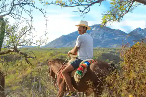 Los Cabos: Horseback Riding in Canyon a Mexican Experience