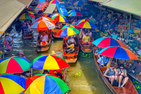 Bangkok: Floating Damnoen Saduak and Mae Klong Train Markets