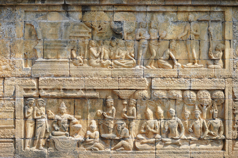 Yogyakarta: Borobudur sunrise,guarantee climb-up& Prambanan Borobudur Sunrise sharing Tour Without Ticket