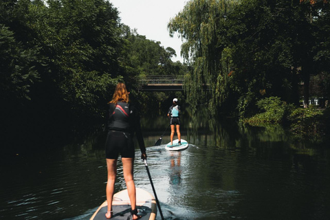 Montreal: Paddleboard and Giant SUP Rental at Parc Jean-Drapeau Giant SUP for 4 people