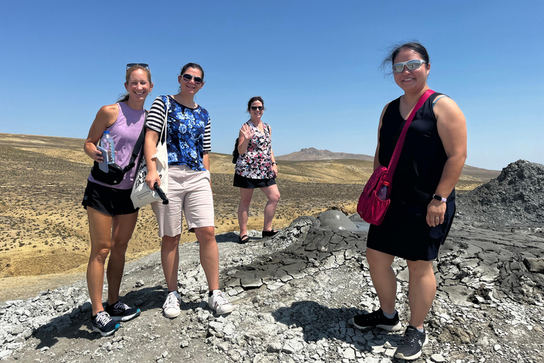 From Baku: Gobustan UNESCO Site & Mud Volcanoes Day Trip GROUP Gobustan & Mud Volcanoes