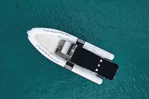 San Antonio: Experiência em barco privado, com paddle surf e snorkelSan Antonio: Experiência de barco privado com paddle surf e mergulho com snorkel