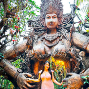 【花】インドネシア　バリ　シバ神　古いので欠損有　古美術　骨董　BALI 53.jpg