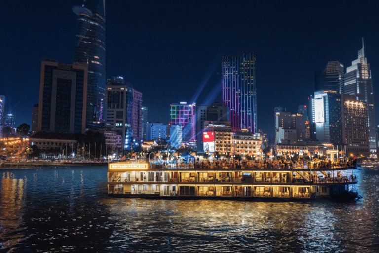 Ho Chi Minh City: Ben Thanh Princess Luxury Dining Cruise Dinner Cruise Ticket (No Transfer)