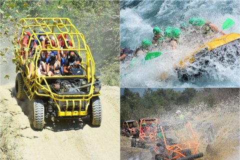 Side/Alanya: Monster Truck, Buggy, Rafting, and Zipline Tour