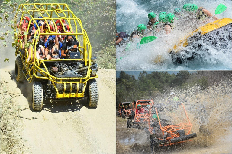 Side/Alanya: Monster Truck, Buggy, Rafting, and Zipline Tour