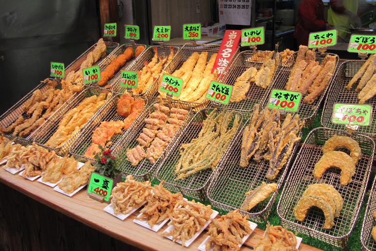 Osaka : Marché de Kuromon et visite culinaire de 2 heures à SennichimaeVisite en petit groupe en anglais
