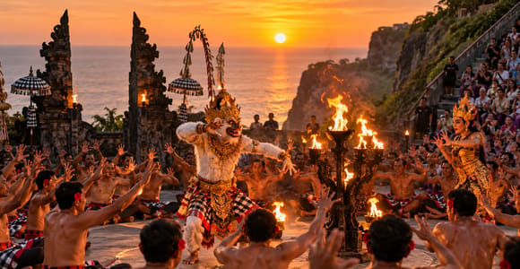 Bali: Melasti Beach Kecak Dance Ticket