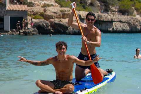 Cala Llombards o Cala Santany &amp; Es Pontas Schnorcheln und SUP