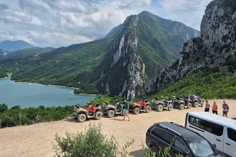 Tirana: Off-Road ATV Adventure to Bovilla Lake & Viewpoint From Tirana – ATV Tour with Pickup & Drop-off