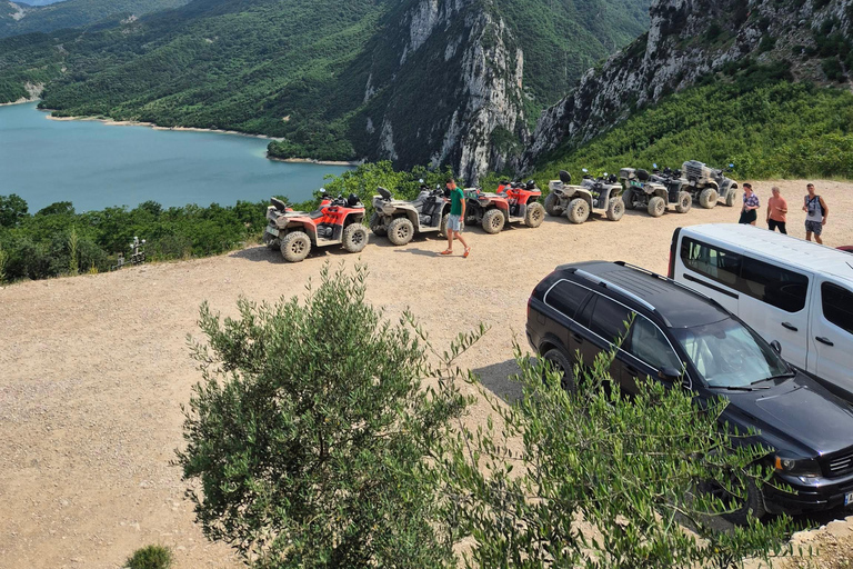 Tirana: Off-Road ATV Adventure to Bovilla Lake & Viewpoint From Tirana – ATV Tour with Pickup & Drop-off