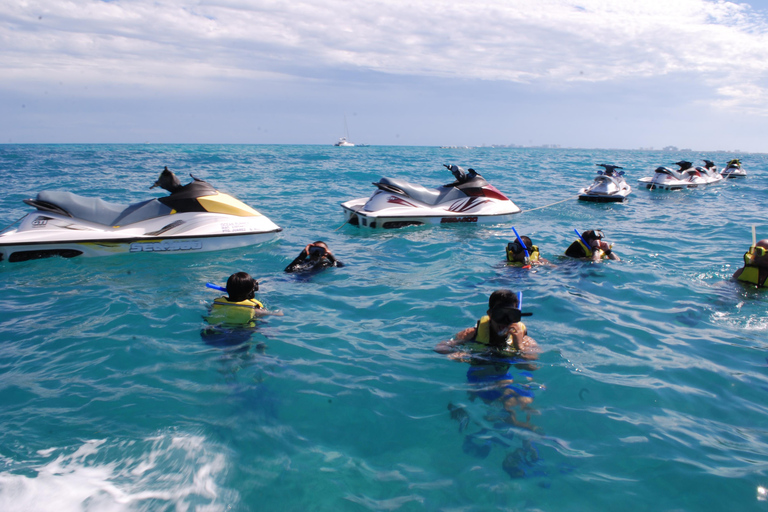 Cancun: Jetski and Snorkel Adventure Shared Jetski per person