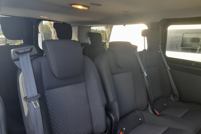 Chauffeur privé de l&#039;Algarve à Malaga en minibus 8 places