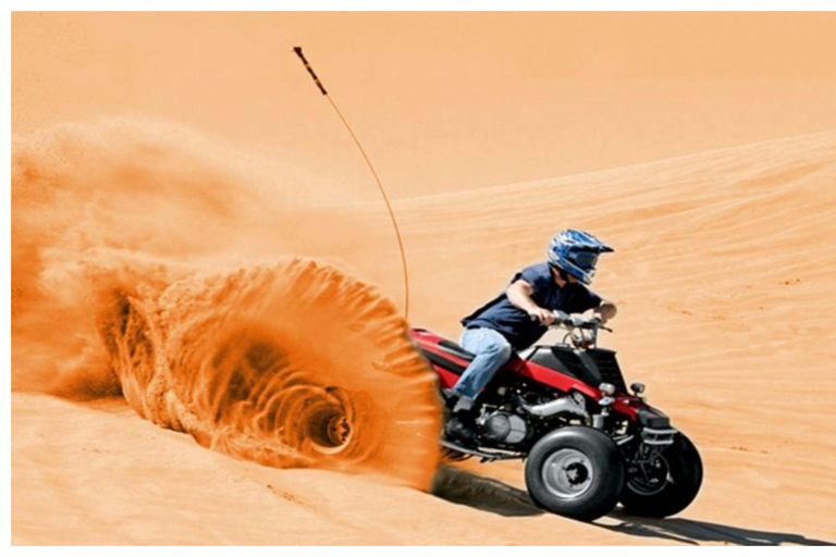 Doha: Quad Bike Wüstensafari mit Abholung vom Hotel