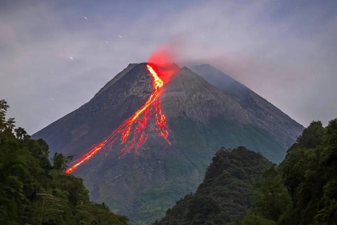 Yogyakarta: Borobudur, Prambanan Sunset & Merapi Lava View