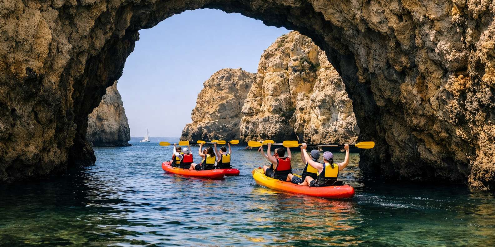 Ponta da Piedade Family Boat and Kayak Excursion