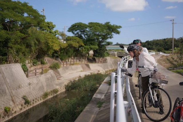 Visit City of Romance and Great Figures Haebaru Cycling Tour in Naha, Japan