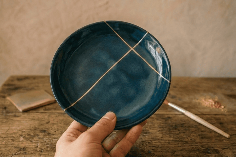 Kyoto: Kintsugi Pottery Workshop with Optional Upgrade