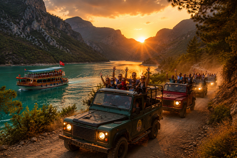 Side: Evening Jeep Safari, Green Canyon Cruise & Dinner