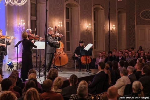 München: Concert in de Hubertuszaal van paleis Nymphenburg