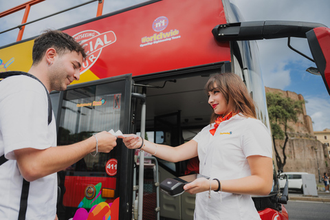 From Civitavecchia: Hop-On Hop-Off Rome Tour & Bus Transfer Rome Transfer Only by bus from Civitavecchia in Italian