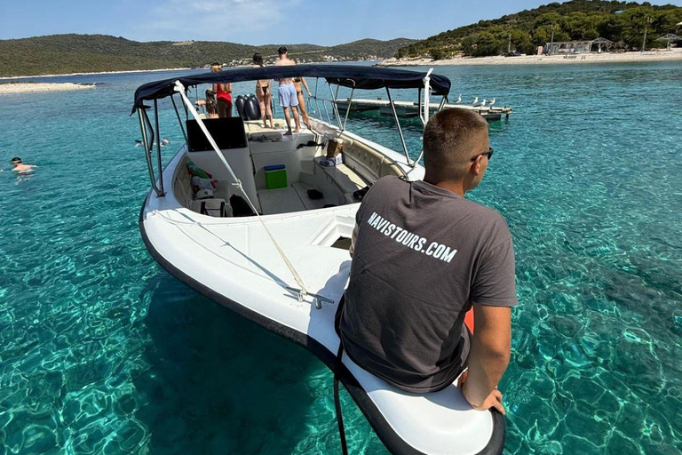 From Hvar: Blue Cave & Vis Island Small Group Boat Tour