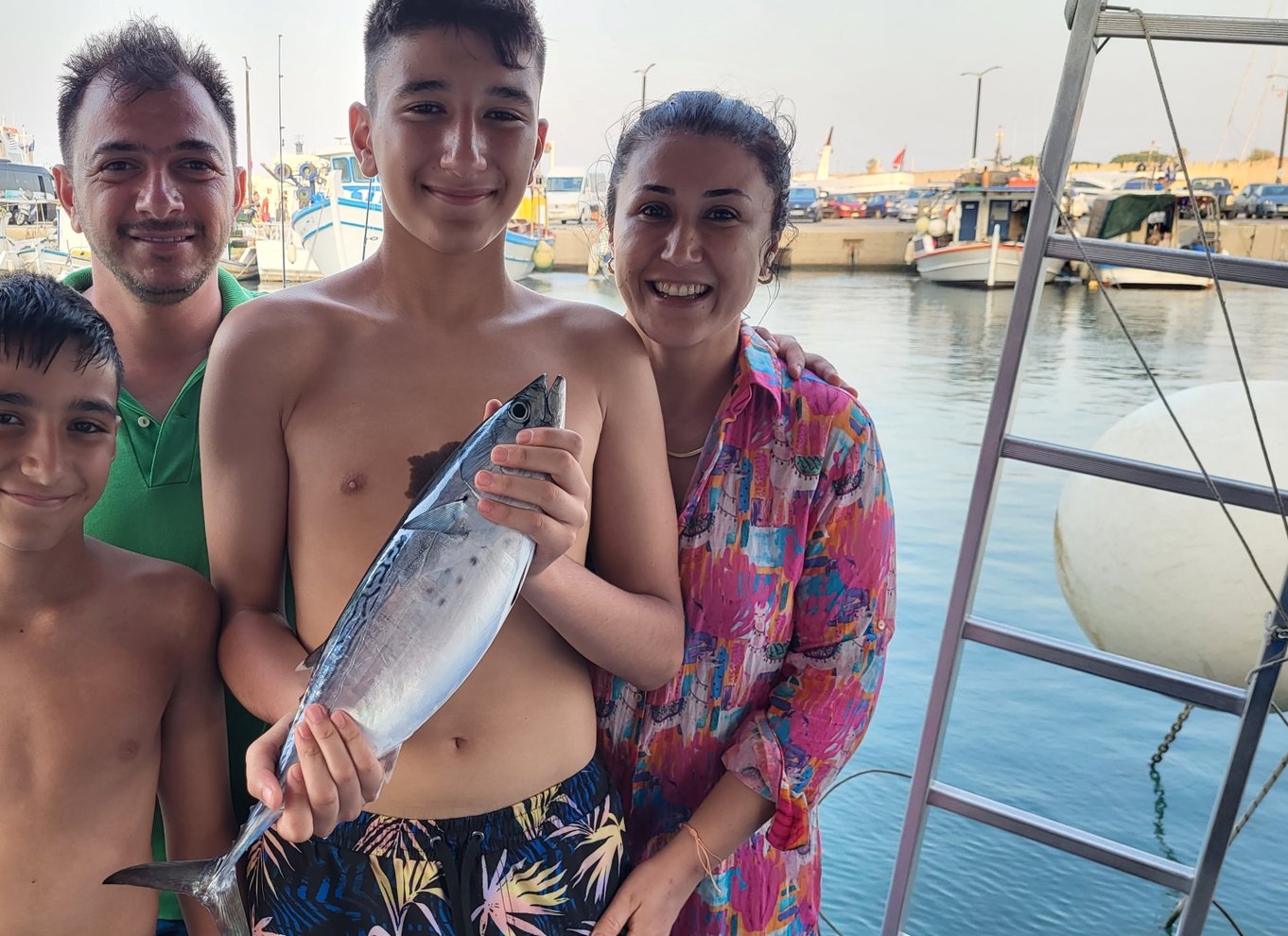 Rhodos: Fisketur, snorkling, grill og professionel guide
