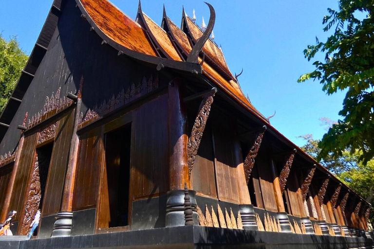 Journée complète à Chiang Rai : 3 temples, Triangle d&#039;Or et tour en bateau