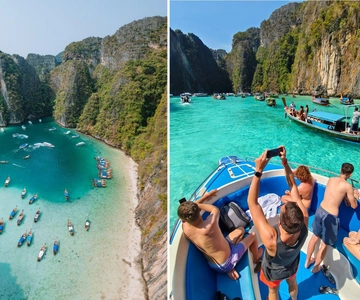 From Krabi: Phi Phi Islands Speedboat Day Tour