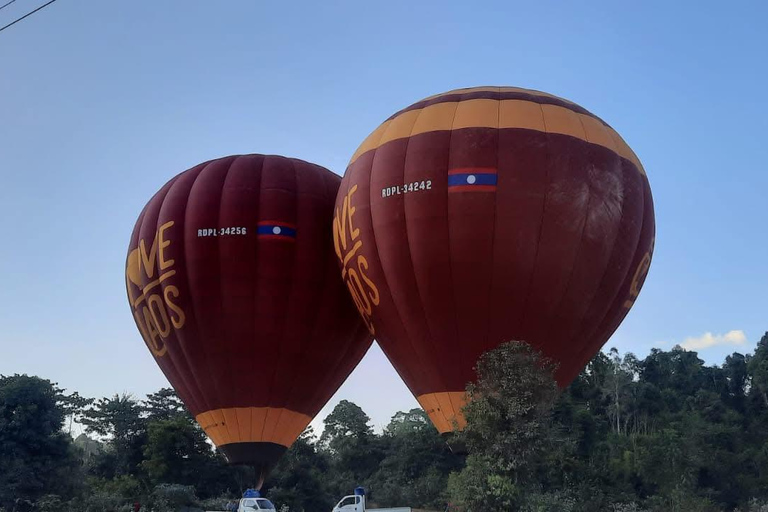 Vang Vieng: Hot Air Balloon Ride with City Hotel Pickup