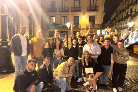 Barcelona Night Walking Tour Bars & VIP Club Pass GENERAL TICKET FIRDAY