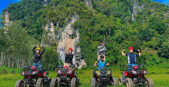 Krabi ATV Off-Road Adventure with Scenic Trails and Transfer