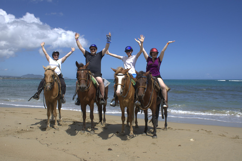 Puerto Plata: Beach Horseback Ride with Swim and Drinks Puerto Plata: Beach Horseback Ride with Swim and Drinks