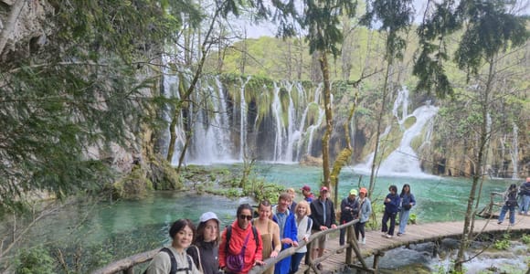 From Zagreb: Transfer to Split & Plitvice Lakes Guided Tour