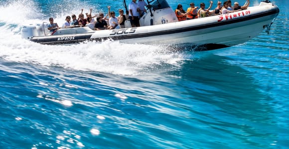 From Durrës/Golem: Sazan Island & Karaburun Speedboat Tour