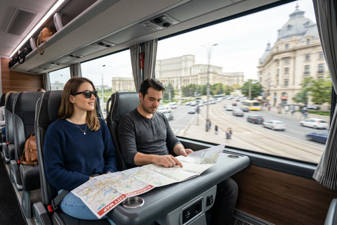 Bucharest Tour: Village Museum, Ceausescu House & Parliament Audio guide in 24 languages