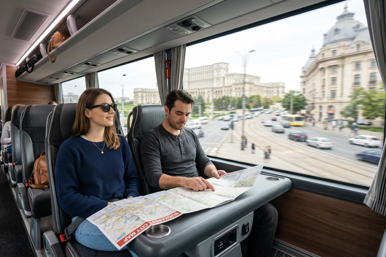 Bucharest Tour: Village Museum, Ceausescu House & Parliament Audio guide in 24 languages